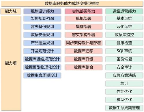 解讀數(shù)據(jù)庫服務能力成熟度模型 構建高效數(shù)據(jù)管理體系的基石